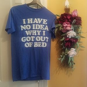 Blue and white shirt